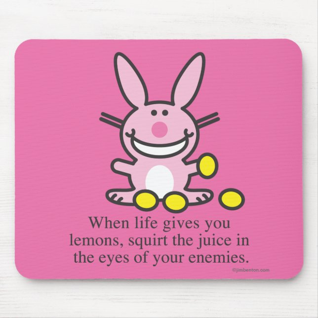 Alfombrilla De Ratón Cuando la vida le da los limones (Frente)