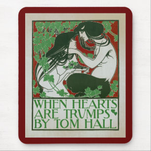 Alfombrilla De Ratón Cuando los corazones son Trump