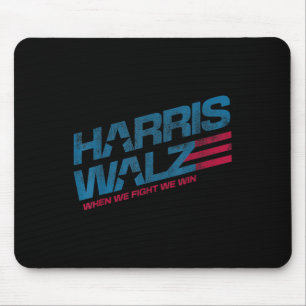 Alfombrilla De Ratón Cuando luchamos, ganamos el premio Kamala Harris C
