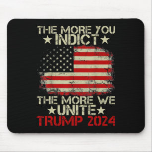 Alfombrilla De Ratón Cuanto más nos unimos a Maga Trump, índico