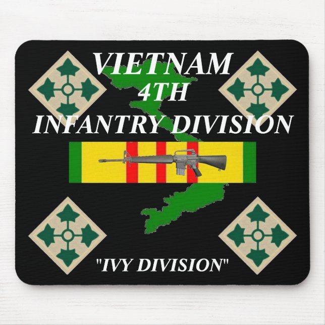 Alfombrilla De Ratón Cuarta Infantería Vietnam Mousepad 2/b (Frente)