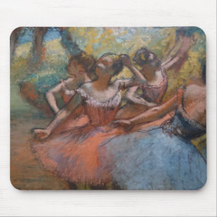 Alfombrilla De Ratón Cuatro Ballerinas en escena (ballet) (por Edgar De