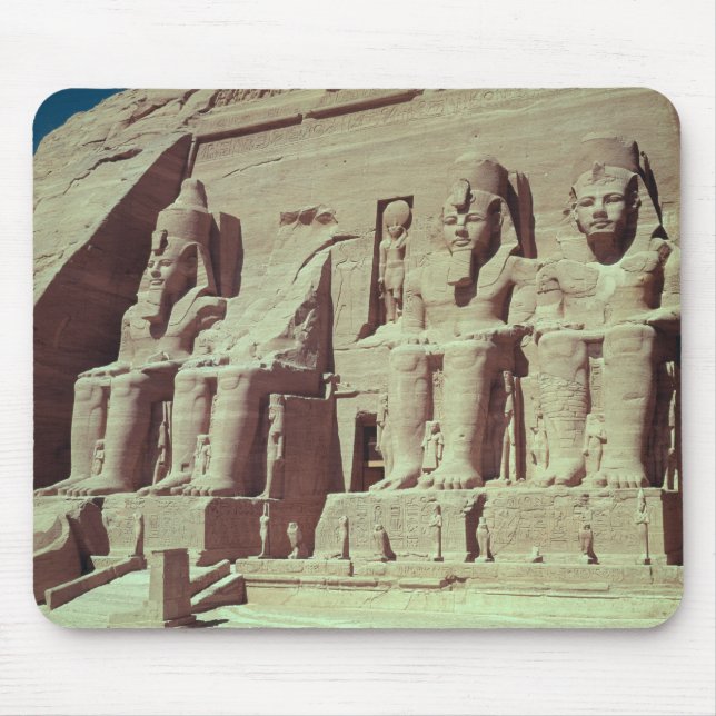 Alfombrilla De Ratón Cuatro figuras colosales del rey (Frente)