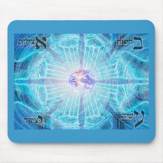 Alfombrilla De Ratón Cuatro mundos Mousepad (Frente)