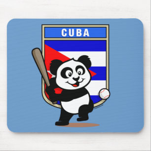 Alfombrilla De Ratón Cuba Béisbol Panda