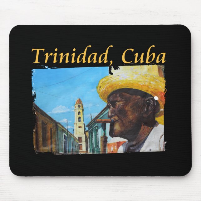 Alfombrilla De Ratón Cuba: El arte del cigarro cubano en Trinidad (Frente)