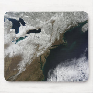 Alfombrilla De Ratón Cubierta de nieve que estira de Canadá