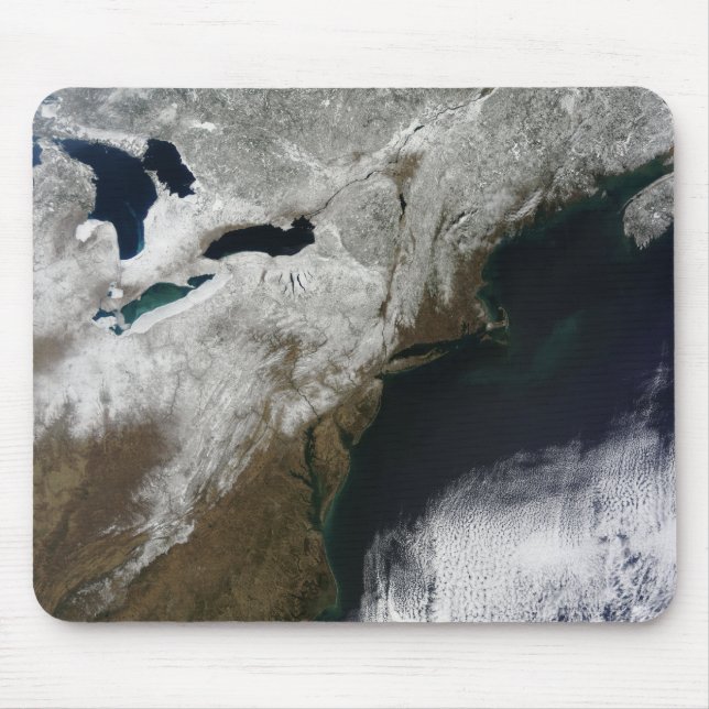 Alfombrilla De Ratón Cubierta de nieve que se extiende desde Canadá (Frente)