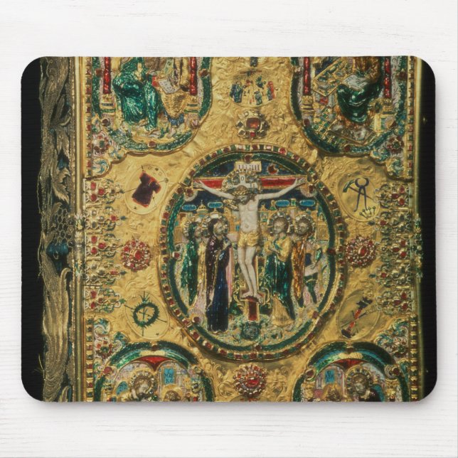 Alfombrilla De Ratón Cubierta del evangelio, oro con el repousse (Frente)