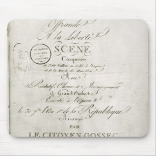 Alfombrilla De Ratón Cubierta para la cuenta de 'Offrande un la Liberte