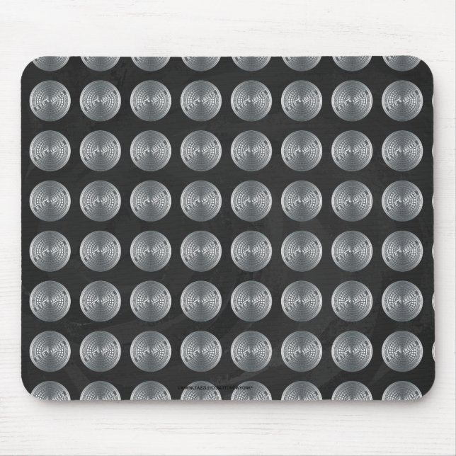 Alfombrilla De Ratón Cubiertas de agujeros NYC (Frente)