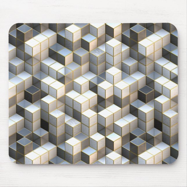 Alfombrilla De Ratón Cubo Art 2 Mousepad (Frente)