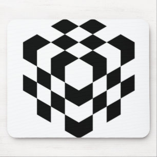 Alfombrilla De Ratón Cubo de tablero de 3ª