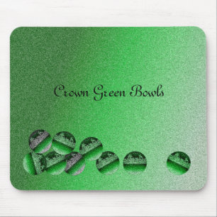 Alfombrilla De Ratón Cuencos verdes de la corona