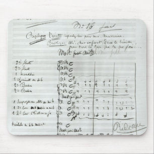 Alfombrilla De Ratón Cuenta manuscrita del acto III