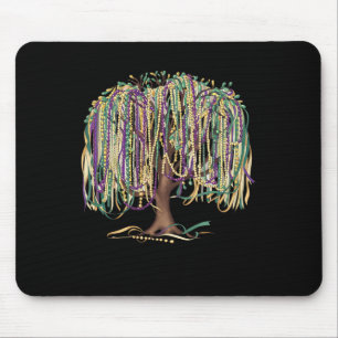 Alfombrilla De Ratón Cuentas de árbol de Mardi Gras Nueva Orleans Festi
