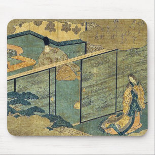 Alfombrilla De Ratón Cuento de Genji por Ando, Hiroshige