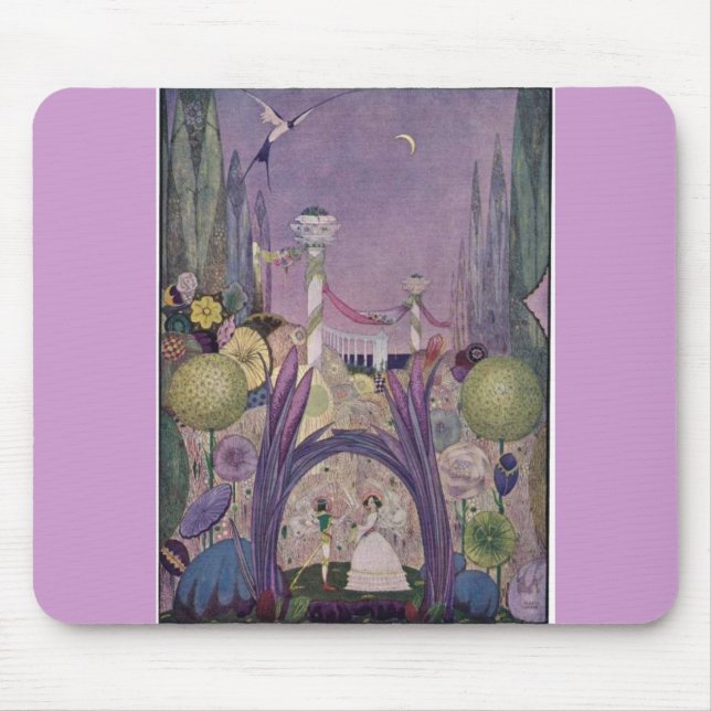 Alfombrilla De Ratón Cuento de hadas que casa Mousepad (Frente)