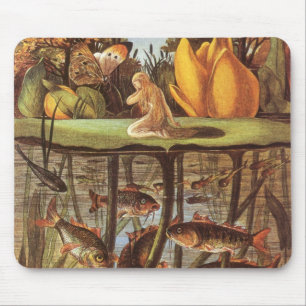 Alfombrilla De Ratón Cuento de hadas vintage Thumbelina, Eleanor Vere B