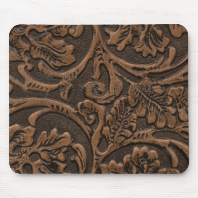 Alfombrilla De Ratón Cuero de silla de montar (Frente)