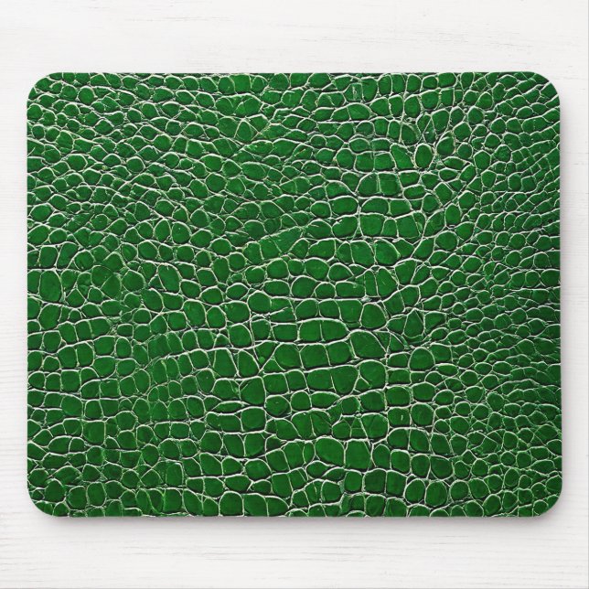 Alfombrilla De Ratón 💚 Cuero Verde Escritorio Tranquilo Oficina Modern (Frente)