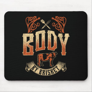 Alfombrilla De Ratón Cuerpo De Brisket Bbq Grill Byckyard Cookout Pitma