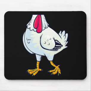 Alfombrilla De Ratón Cuerpo de gallinas Gracioso Granja Granja Granja G