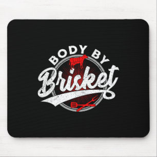 Alfombrilla De Ratón Cuerpo Por Brisket Funny Byrbecue Lover Smoker Bbq