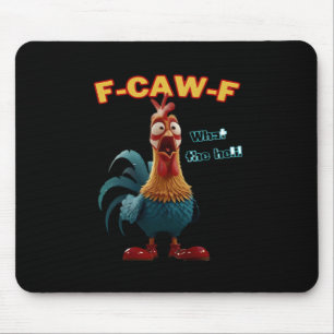 Alfombrilla De Ratón Cuervo Divertido F-Caw-F Humor Gótico