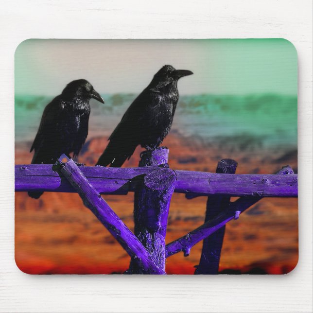 Alfombrilla De Ratón Cuervo Mousepad (Frente)