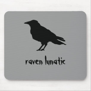 Alfombrilla De Ratón Cuervo Mousepad loco
