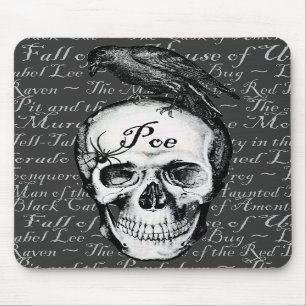 Alfombrilla De Ratón Cuervo Poe Mousepad