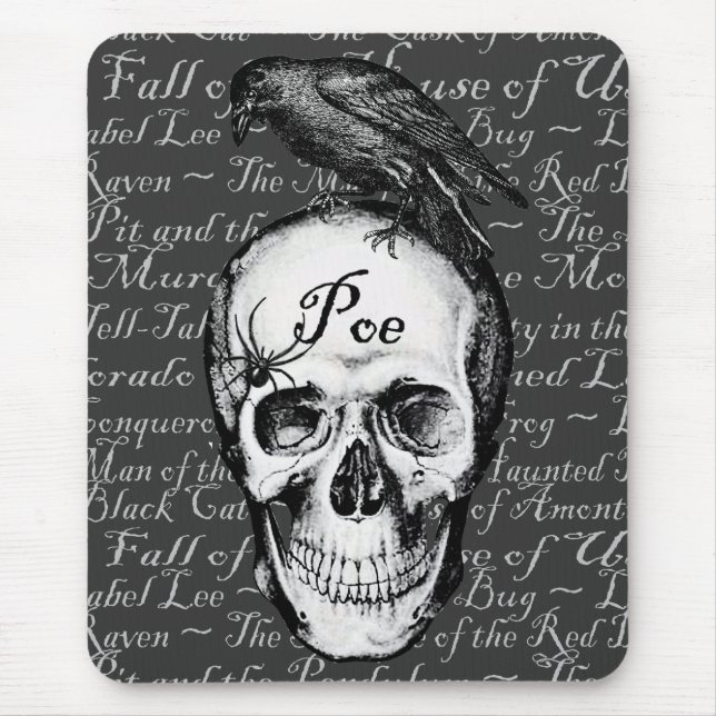 Alfombrilla De Ratón Cuervo Poe Mousepad (Frente)