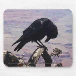 Alfombrilla De Ratón Cuervo triste Mousepad