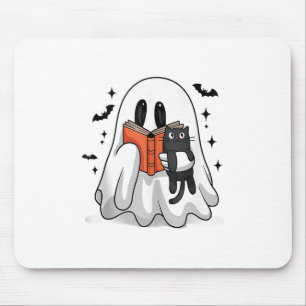 Alfombrilla De Ratón Cuidada Halloween Ghost Reading Book Tank Top_1