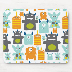 Alfombrilla De Ratón Cuidada y colorida boca de monstruos personalizado