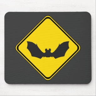 Alfombrilla De Ratón Cuidado: ¡Bats!
