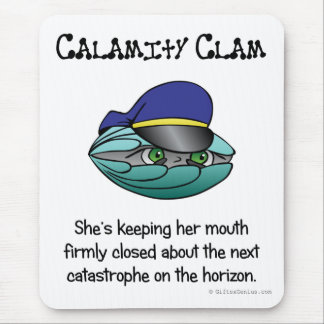 Alfombrilla De Ratón Cuidado sobre el desastre siguiente