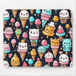 Alfombrilla De Ratón Cuidados y coloridos helados