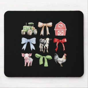 Alfombrilla De Ratón Cultivo de animales de granja de vaca Pollitos de 