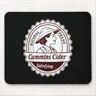 Alfombrilla De Ratón Cummins Cider Shirt - Gracioso regalo de Novedad d