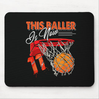 Alfombrilla De Ratón Cumpleaños 11 Baloncesto