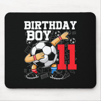 Alfombrilla De Ratón Cumpleaños 11 para niños fútbol fútbol 11 años