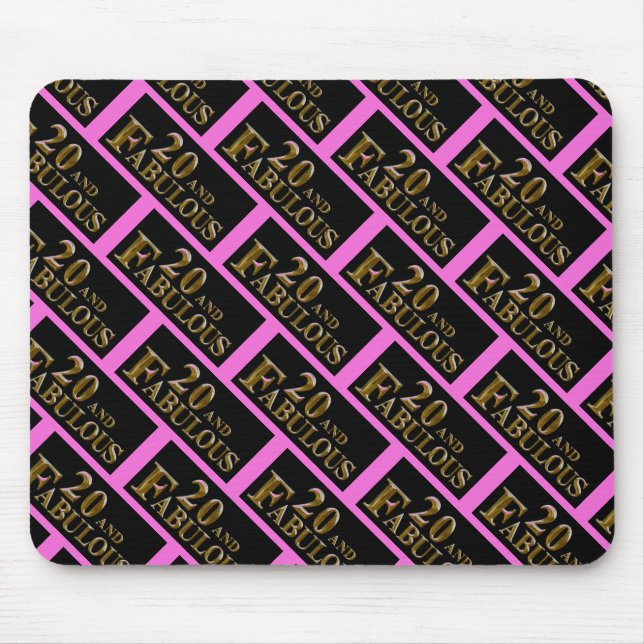 Alfombrilla De Ratón Cumpleaños 20  (Frente)