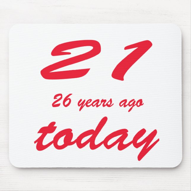 Alfombrilla De Ratón cumpleaños 47 (Frente)