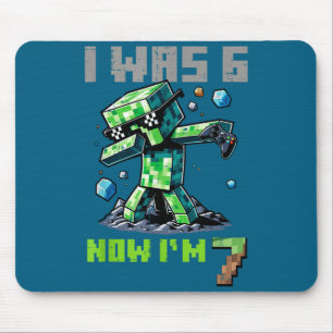 Alfombrilla De Ratón Cumpleaños 7T estoy 6 ahora tengo 7 pixel dab 67 n
