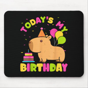 Alfombrilla De Ratón Cumpleaños de chicas amantes del carpincho de hoy