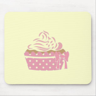 Alfombrilla De Ratón Cumpleaños de Cupcake Rosa