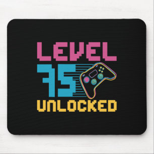 Alfombrilla De Ratón Cumpleaños de juegos sin bloquear de nivel 75