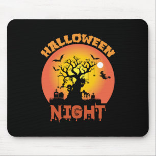 Alfombrilla De Ratón Cumpleaños de la noche de Halloween